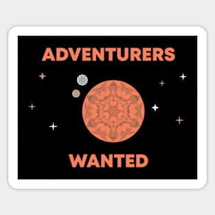 Adventurers Wanted Sticker